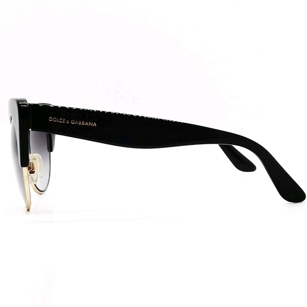 Dolce & Gabbana Black and Gold Sunglasses - Picture 3 of 10